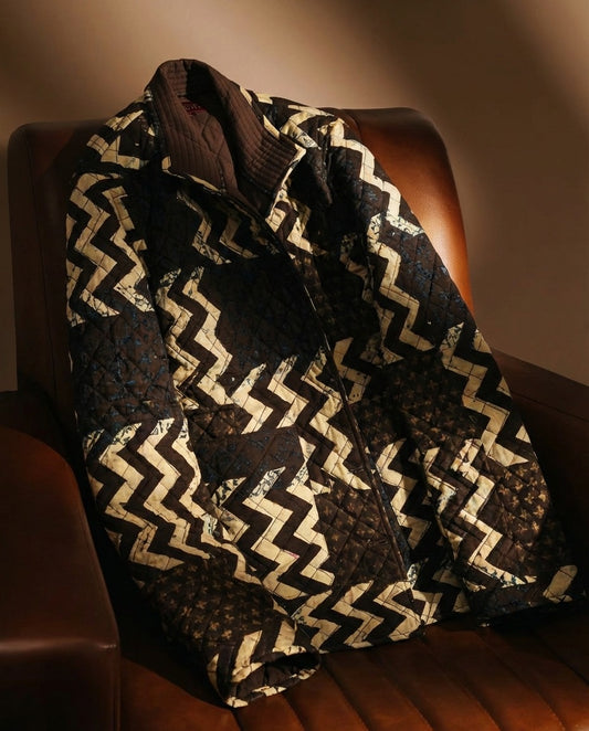 Plead Quilty - Hand Blocked Quilted Jacket
