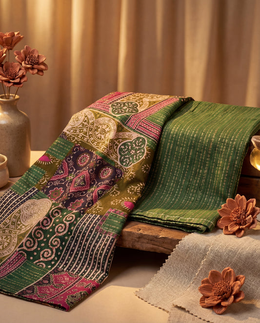 Mosaic - Two Piece Unstitched Kurta Set