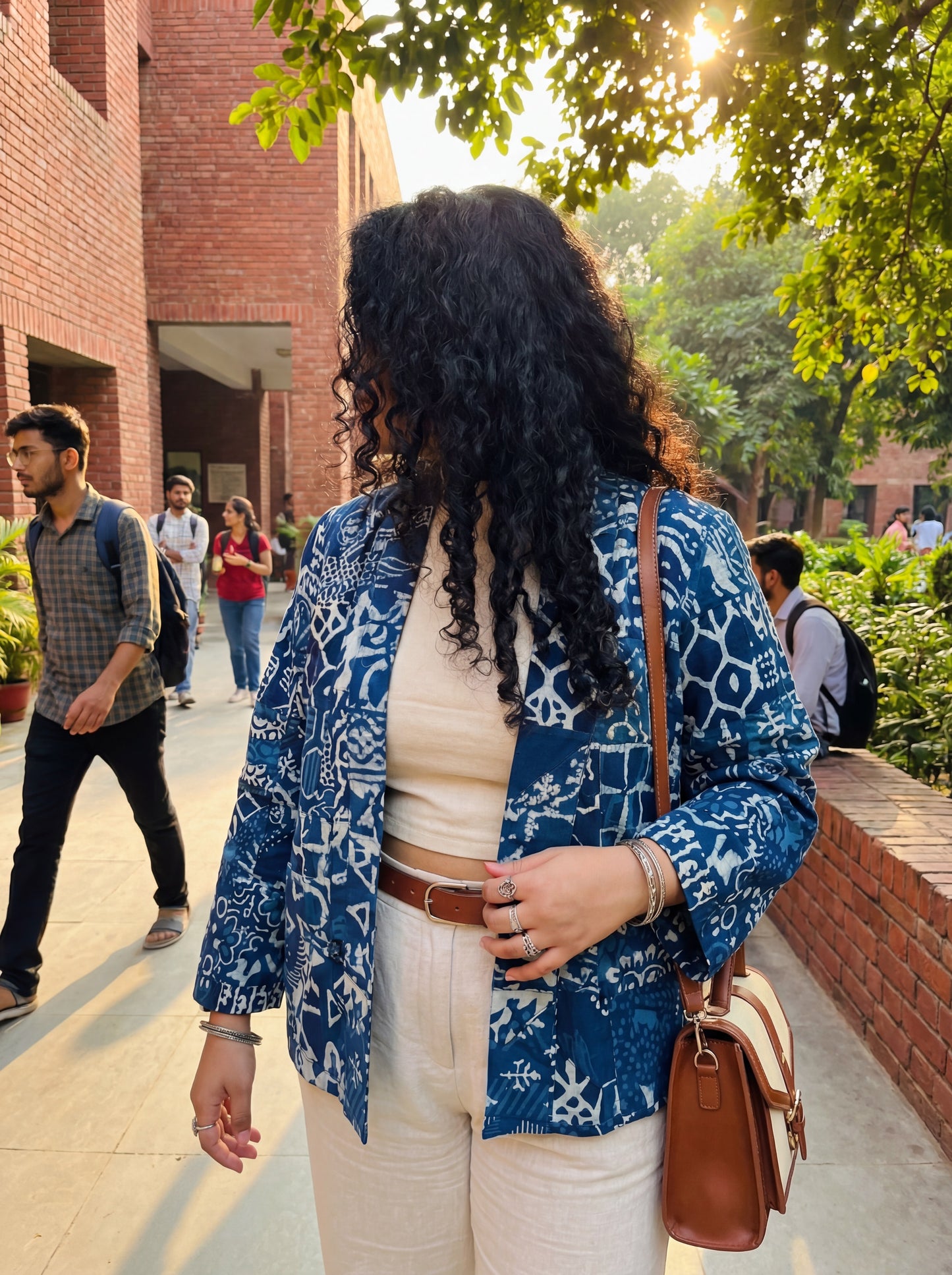 Seal The Neel - Indigo Patchwork Kimono Jacket