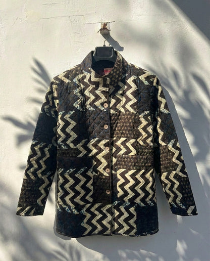 Plead Quilty - Hand Blocked Quilted Jacket