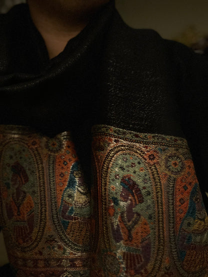 Aurum Noire - Moonlight Pure Pashmina Stole