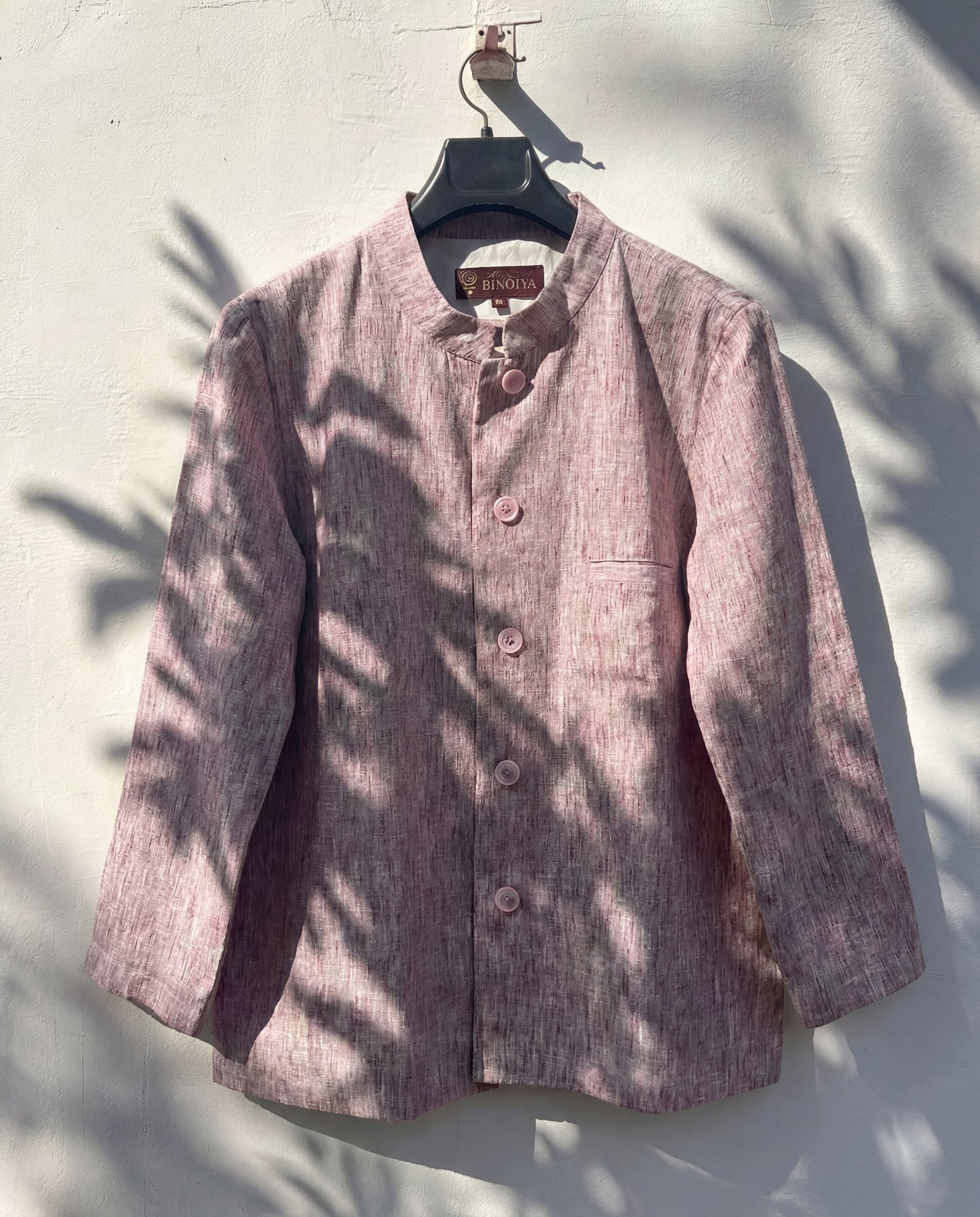 Let That Pink In - Cotton Linen Jacket