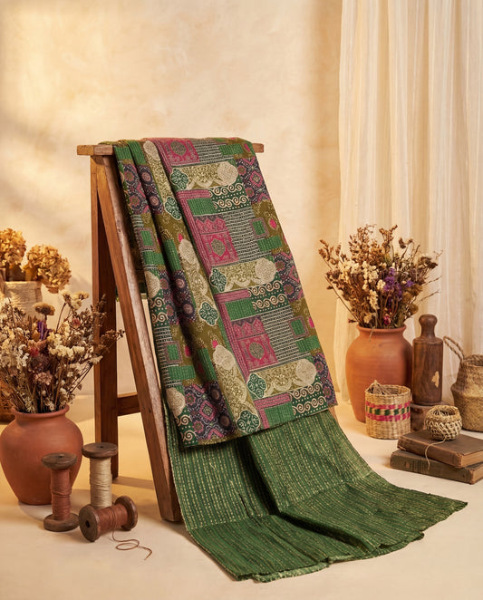 Mosaic - Two Piece Unstitched Kurta Set